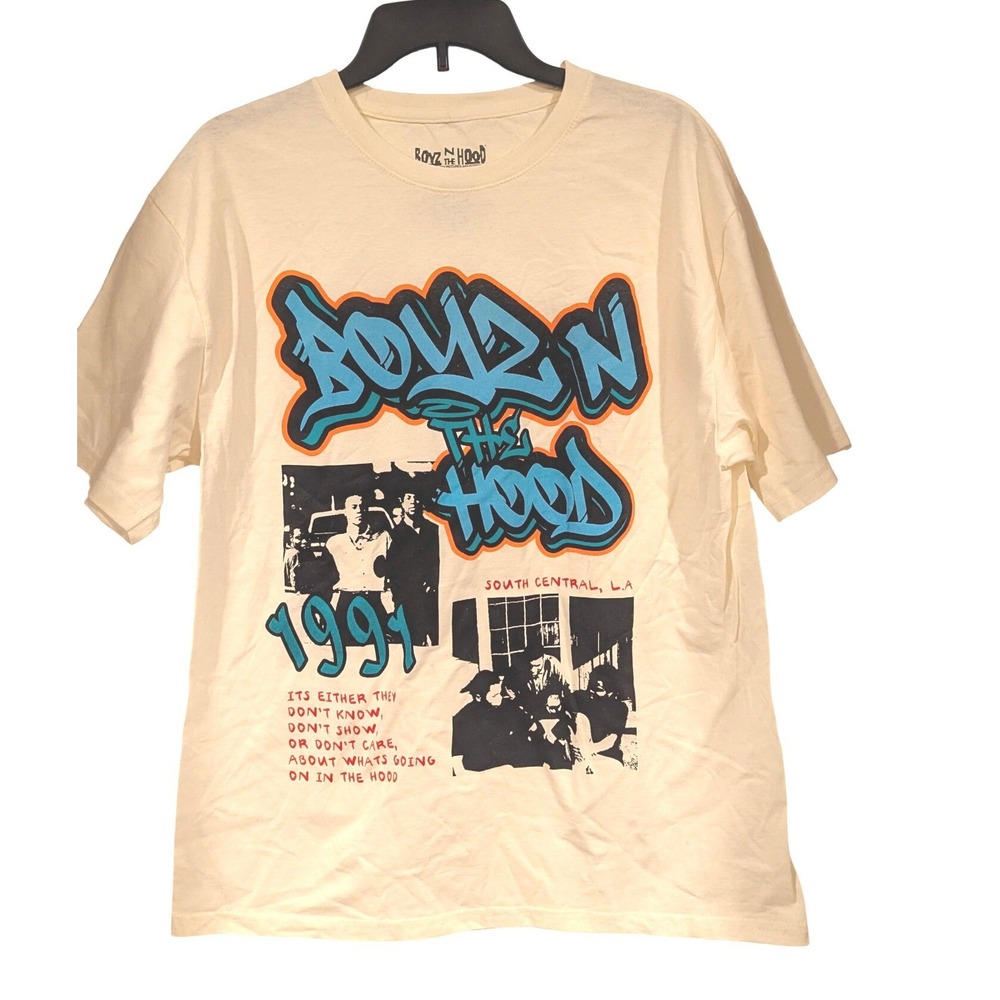 Boyz n the Hood 1994 Movie Graphic T Shirt‎ Cream L G